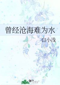 《曾经沧海难为水》