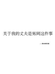 《关于我丈夫是男同这件事》